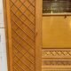 Armoire, secrétaire, commode en bois et rotin, années 60
