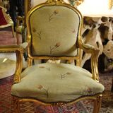 Fauteuil velours