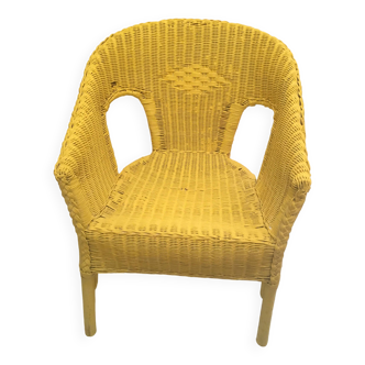 Rattan armchair