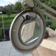 vintage articulated loom magnifying glass lamp atilier