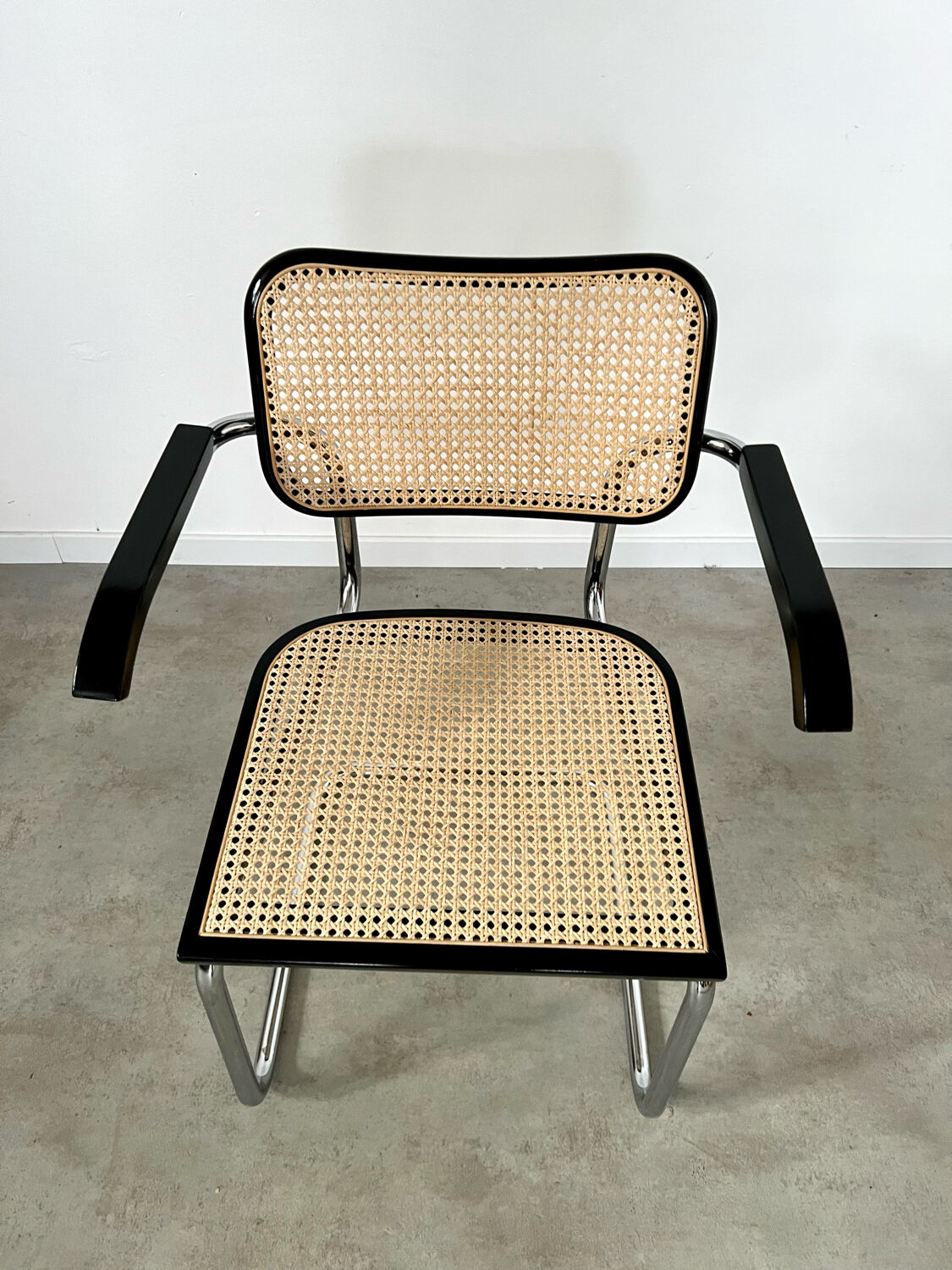 Old armchair Cesca B64 design Marcel Breuer 1970 Made in Italy
