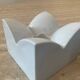 Trio of Arzberg Germany porcelain candle holders