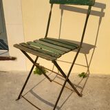 Pair of garden folding chairs