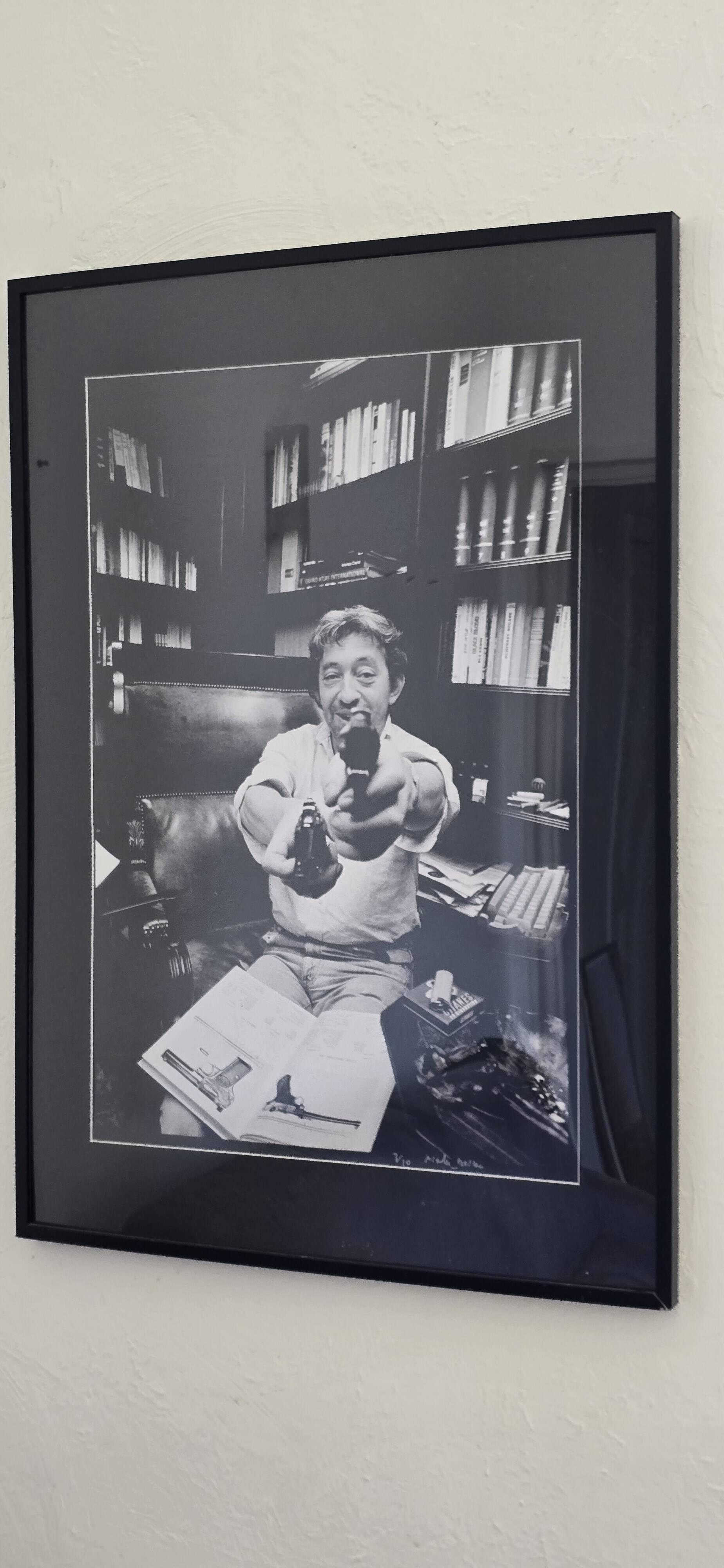 Nicolas moscara (1957) serge gainsbourg, to arms (c.1980) n°3/10