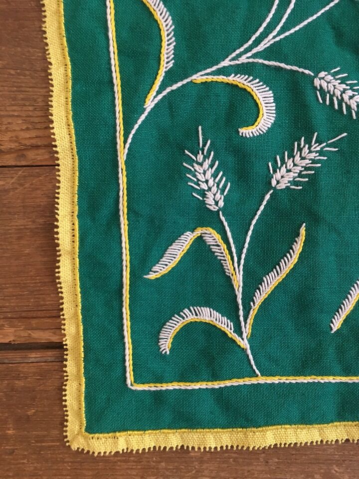 Ancient embroidered fabric