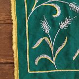 Ancient embroidered fabric