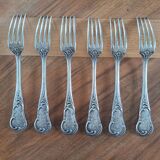 Set of 6 solid silver forks, 1st grade, Master Goldsmith Prudent Quit