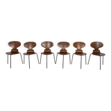 Ant Chair Model 3101 in Teak by Arne Jacobsen for Fritz Hansen, 1970s.