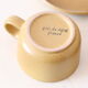 Sandstone cups and cups x6, Rigny sandstone, vintage, 1980