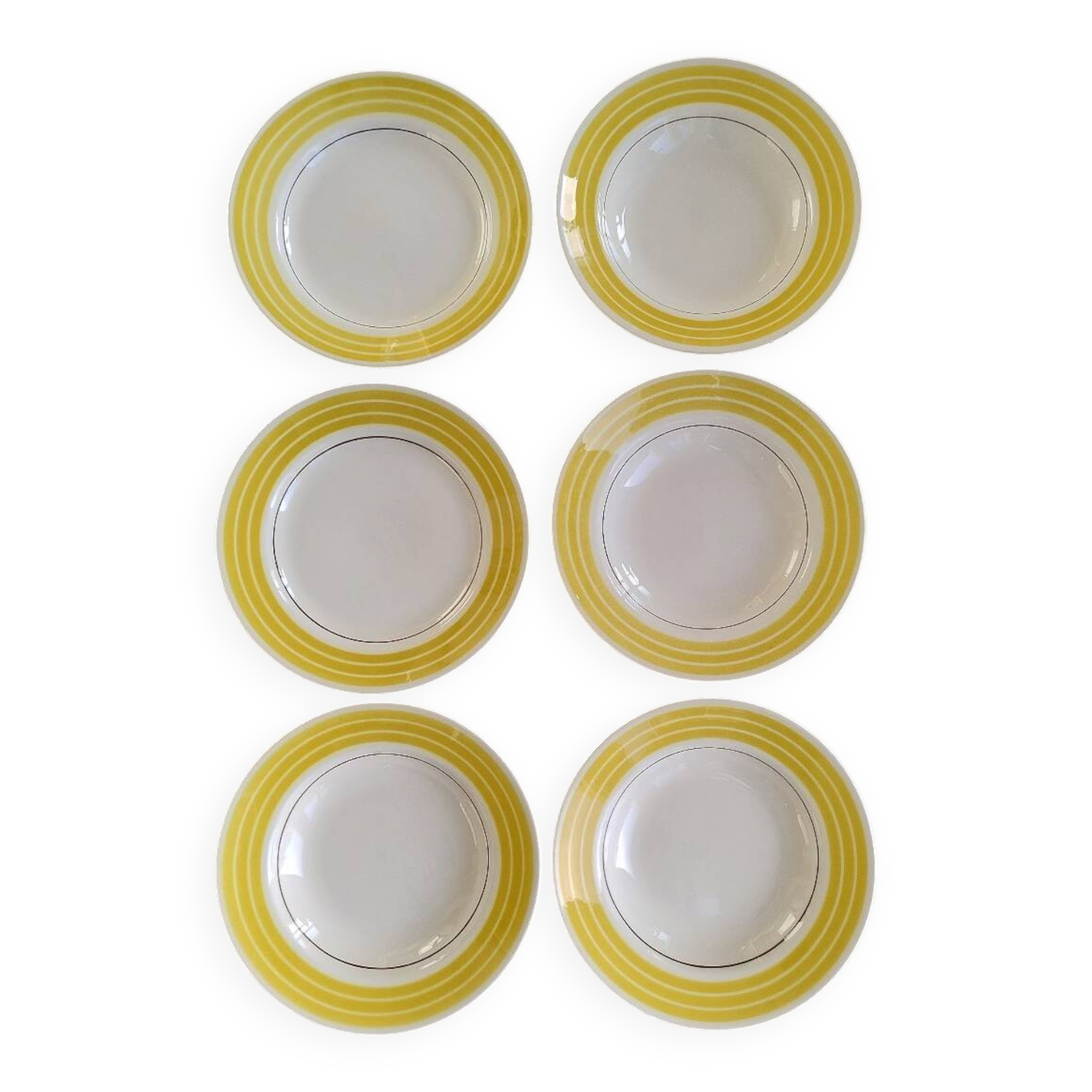 Lot assiette Gien modèle Lamartine