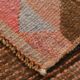 Tapis de course vintage en laine fait main marron orange 3x10, 103x323Cm SK 18245