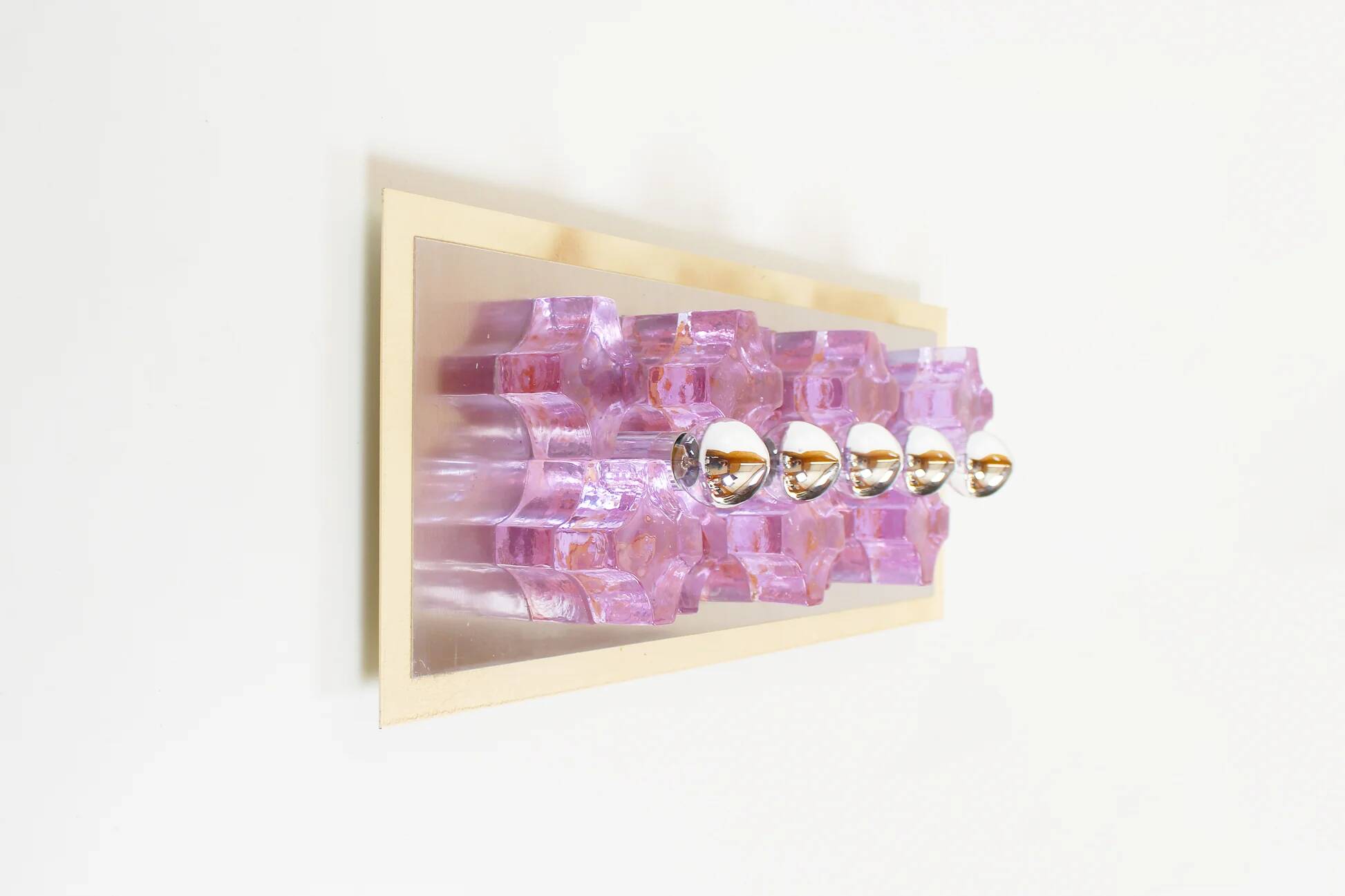 XXL 70s wall lamp by Albano Poli for Poliarte