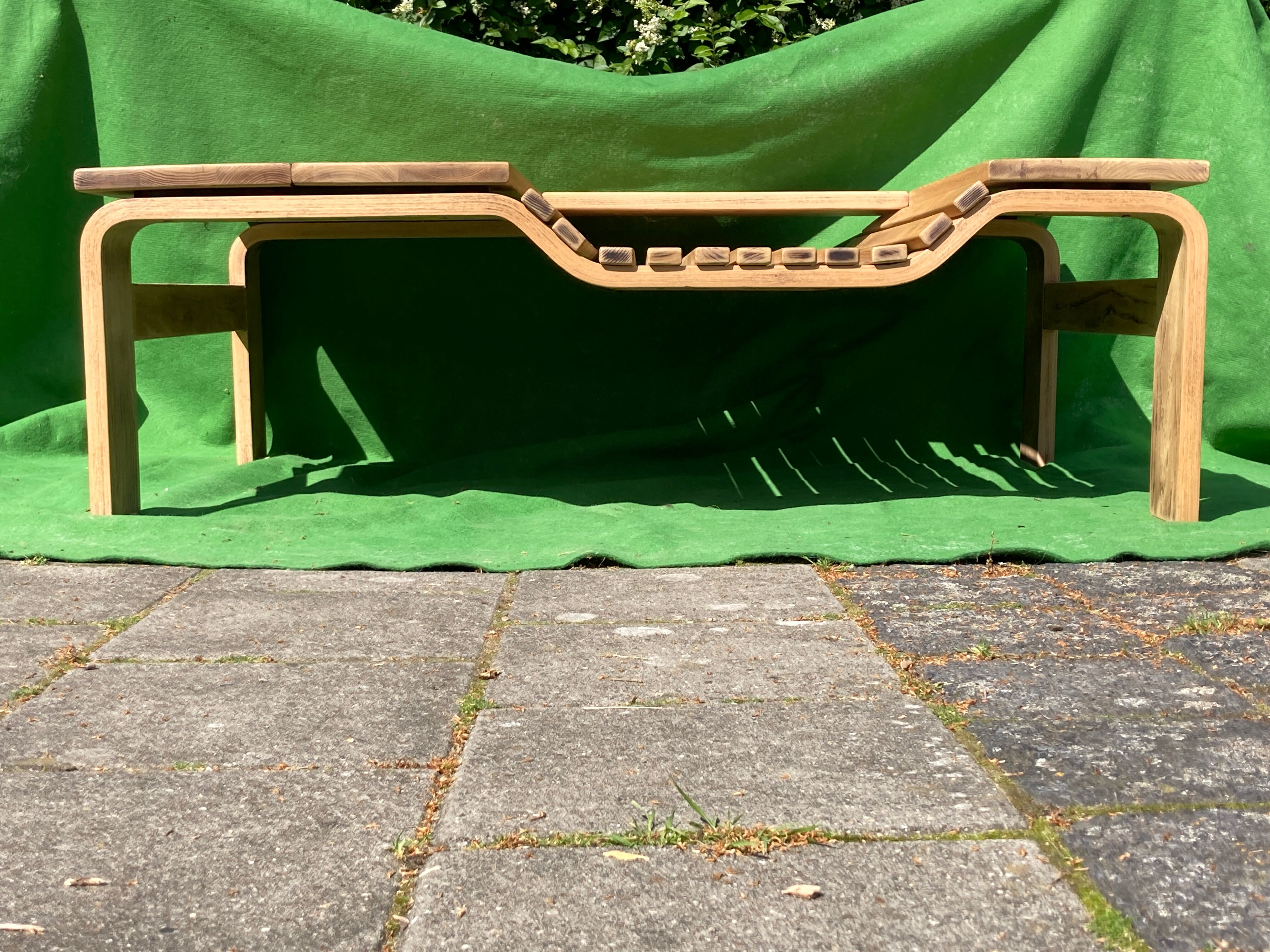 Midcentury Danish or Scandinavian side or coffee table bench