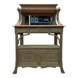 Low Art Nouveau oak sideboard