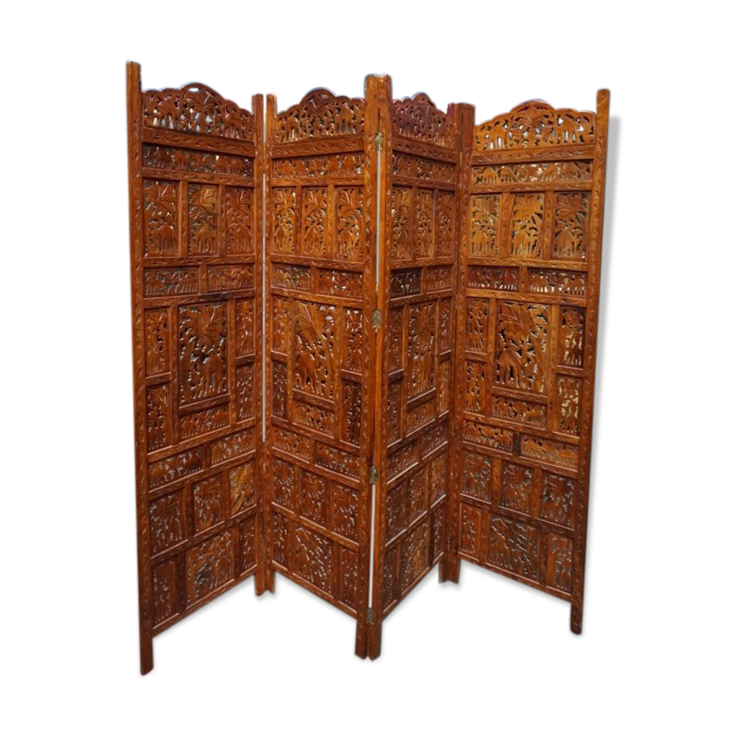 Original screen and authentic indian wooden hand carved