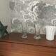 Vase art déco en opaline blanc