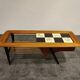 Vintage hidden bar coffee table by Alfred Hendrickx for Belfom, 1950s