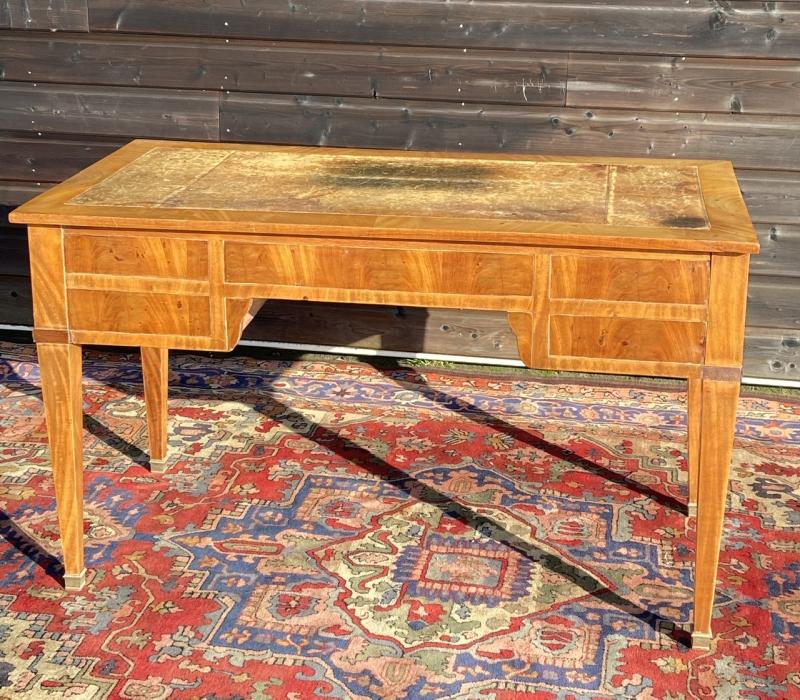 Flat desk double-sided period mahogany executive board 19th century