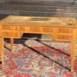 Flat desk double-sided period mahogany executive board 19th century