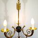 Empire Arrow Chandelier 3 Lights Bronze