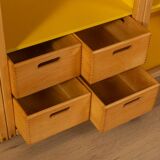Flötotto modular system, 1970s, yellow, beech, four-piece