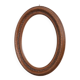 Vintage Italian design Oval Wall Mirror, 1980s