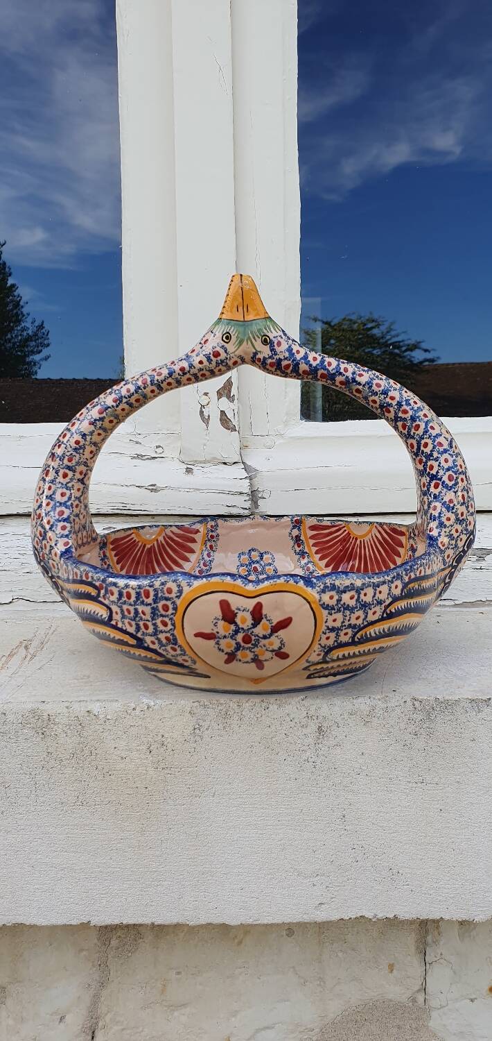 Henriot Quimper fruit basket