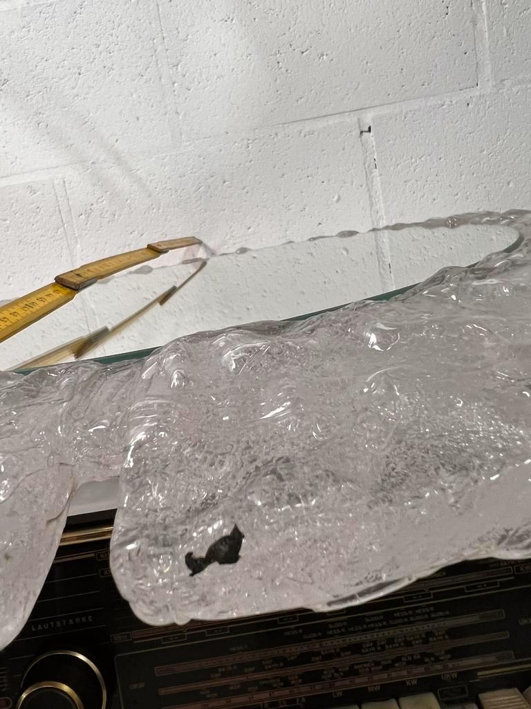 vintage mirror iced glass hillebrand