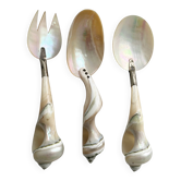 Couverts en forme de coquillage