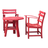 Ensemble de jardin fauteuils basque