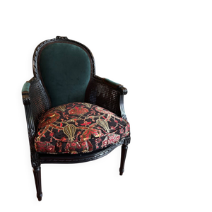 Fauteuil Louis XVI cannage