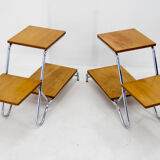 Set of Two Mid-Century Flower Stands, Czechoslovakia, 1960s