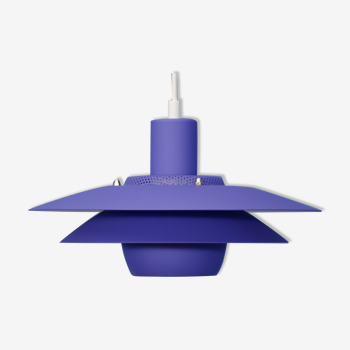 Danish hanging lamp in purple, 1980s