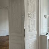 4 old molded doors, Haussmann style