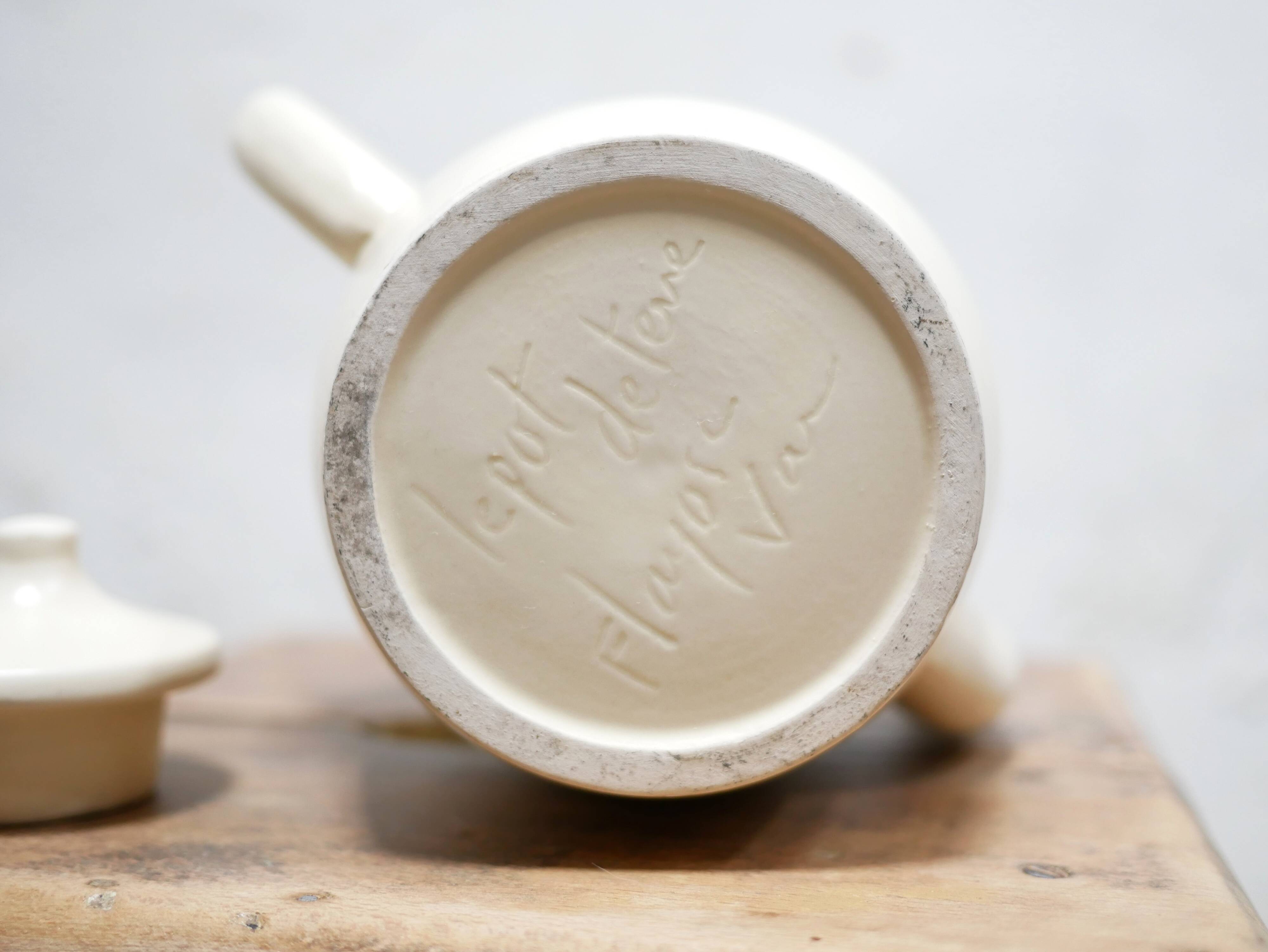 Vintage ceramic coffee pot by Le Pot de Terre