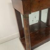 Empire style console with mirror back, 19th century