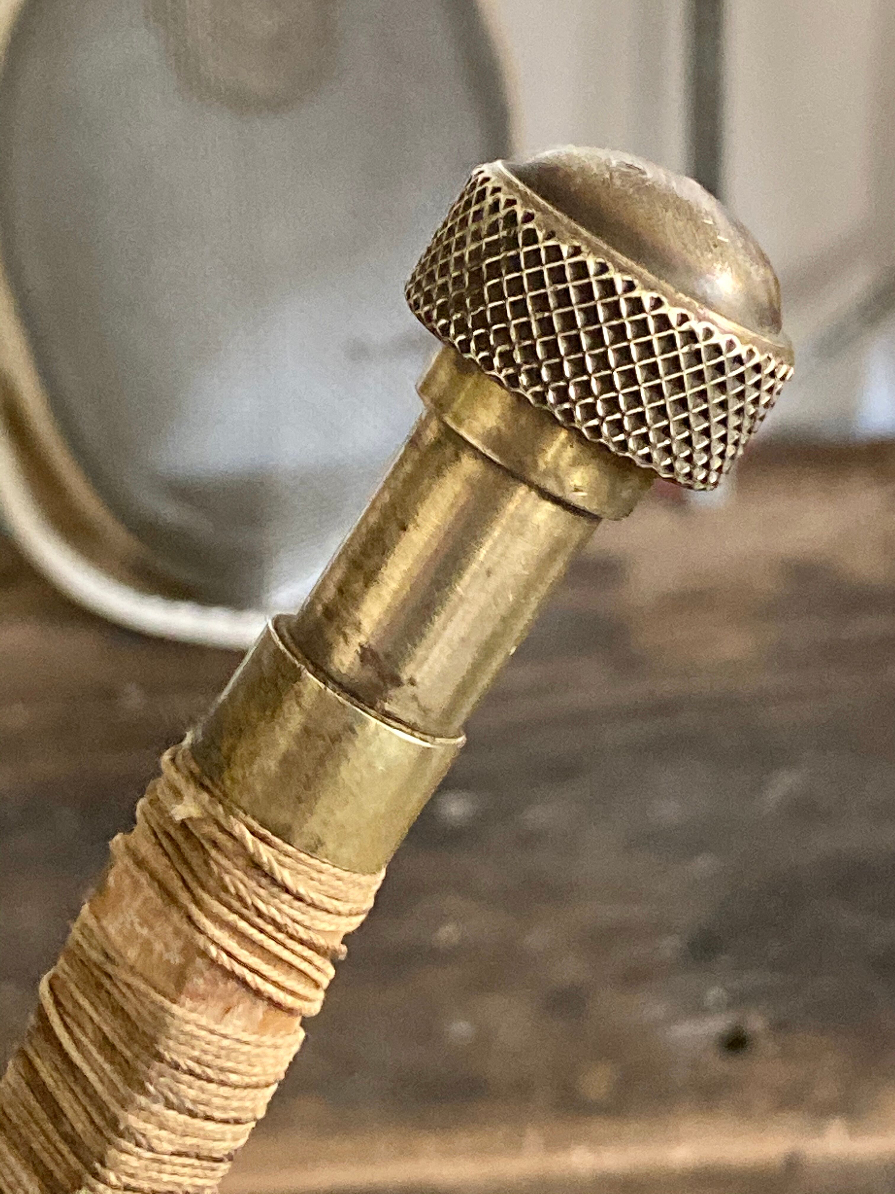 Old fencing mask set and its foil