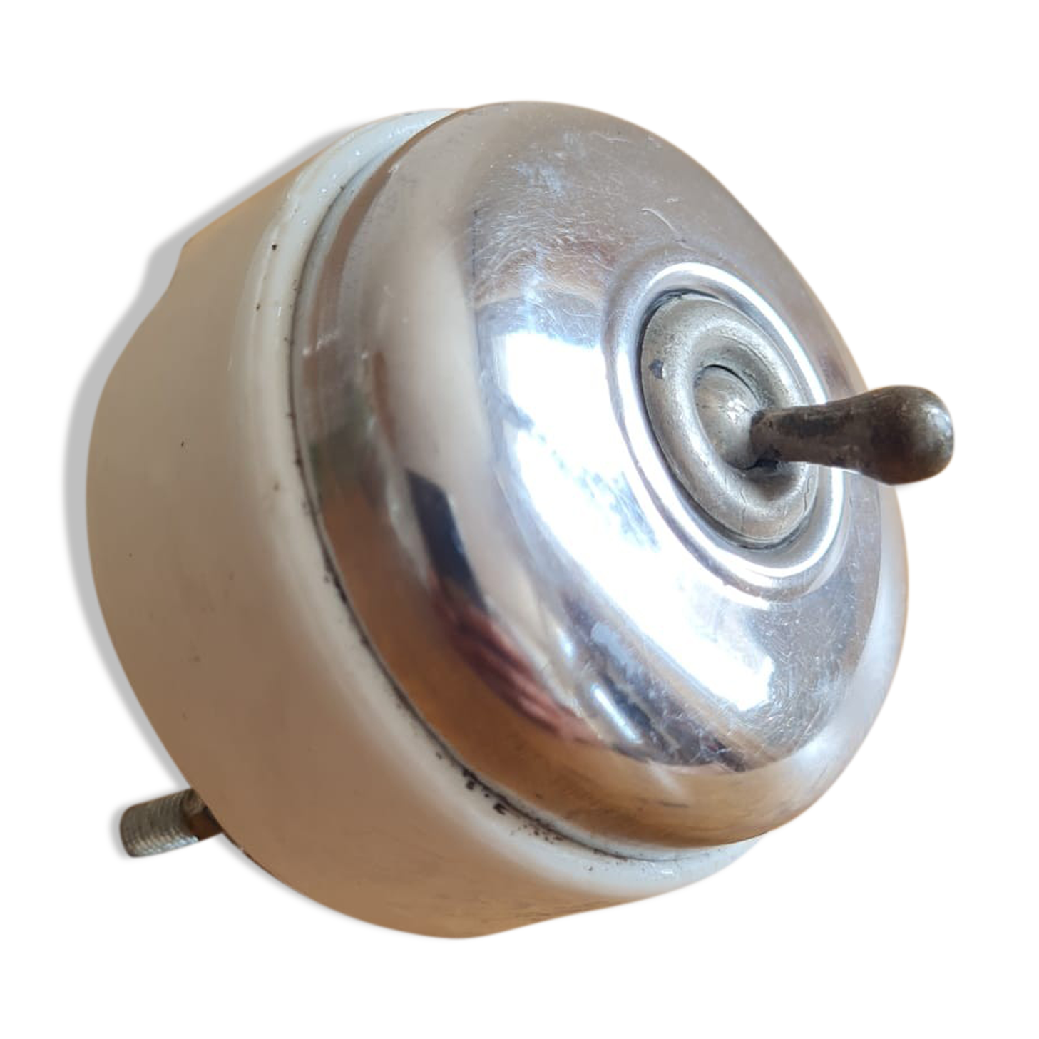 Chrome switch & porcelain Legrand