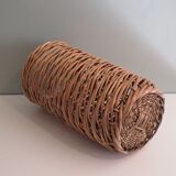 Vintage wicker umbrella stand