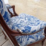 Pair of Louis XV style armchairs