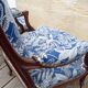 Pair of Louis XV style armchairs
