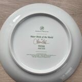 Decorative plate Limoges Water Birds