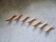 Set of 7 stoneware knife rests - birds