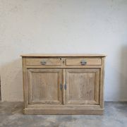Old raw wood sideboard