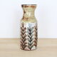 Malarmey ceramic vase in Vallauris, leaf motifs