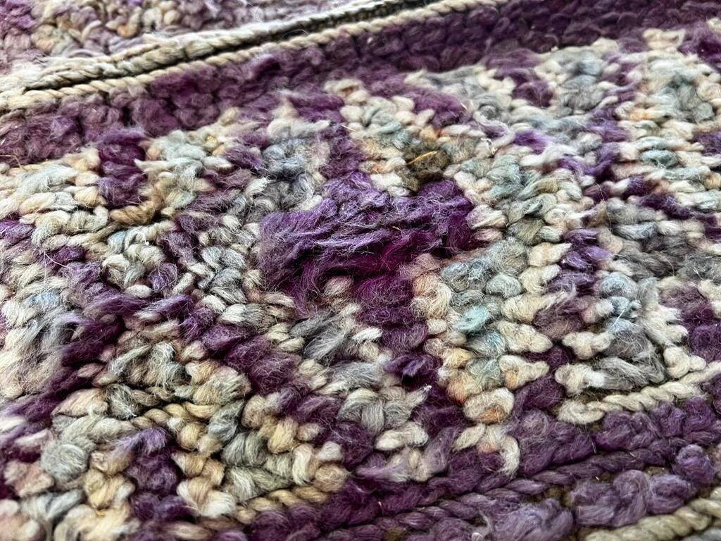 Vintage XL Moroccan wool rug