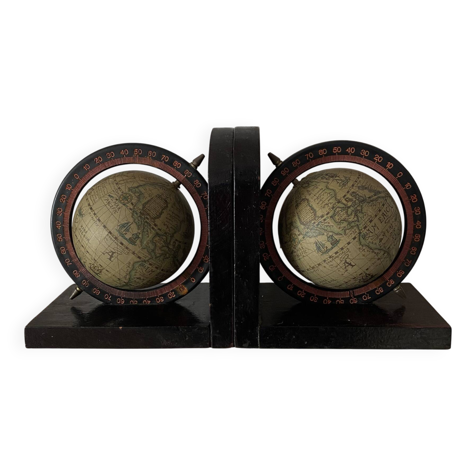 Serre livres mappemonde globes terrestre
