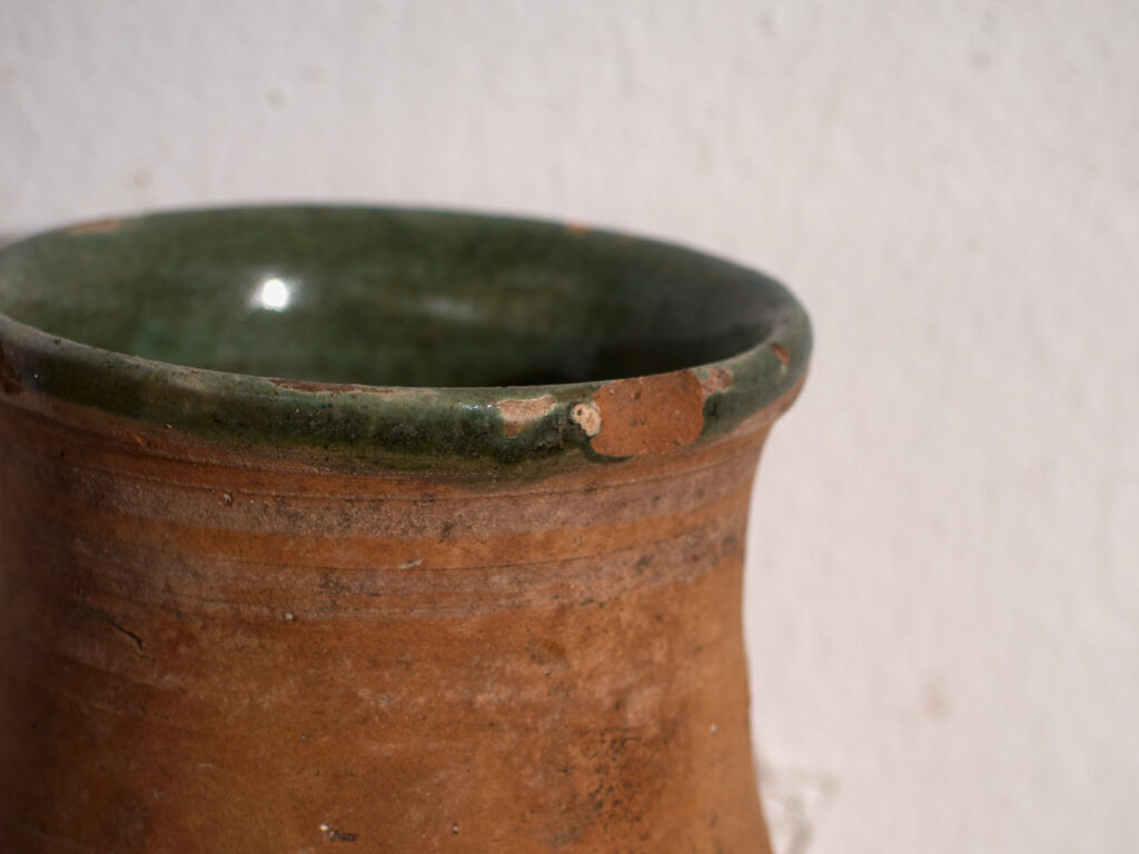 Antique glazed ceramic vase – Central Europe, circa 1920