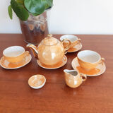 Limoges porcelain coffee service, for doll, vintage dinette