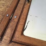 Doll cabinet 3 wooden doors with mirror